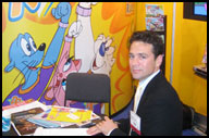 Enrique Pinerua, who promoted The Danger Rangers for Education Adventures on the exhibit floor, is pleased with the growth of Latin American channels.